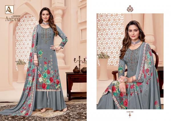 Alok Aabru 5 Festive Wear Designer Dress Material Collection